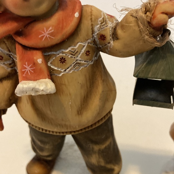 Vintage Christmas Carolers children set decor - Picture 4 of 9